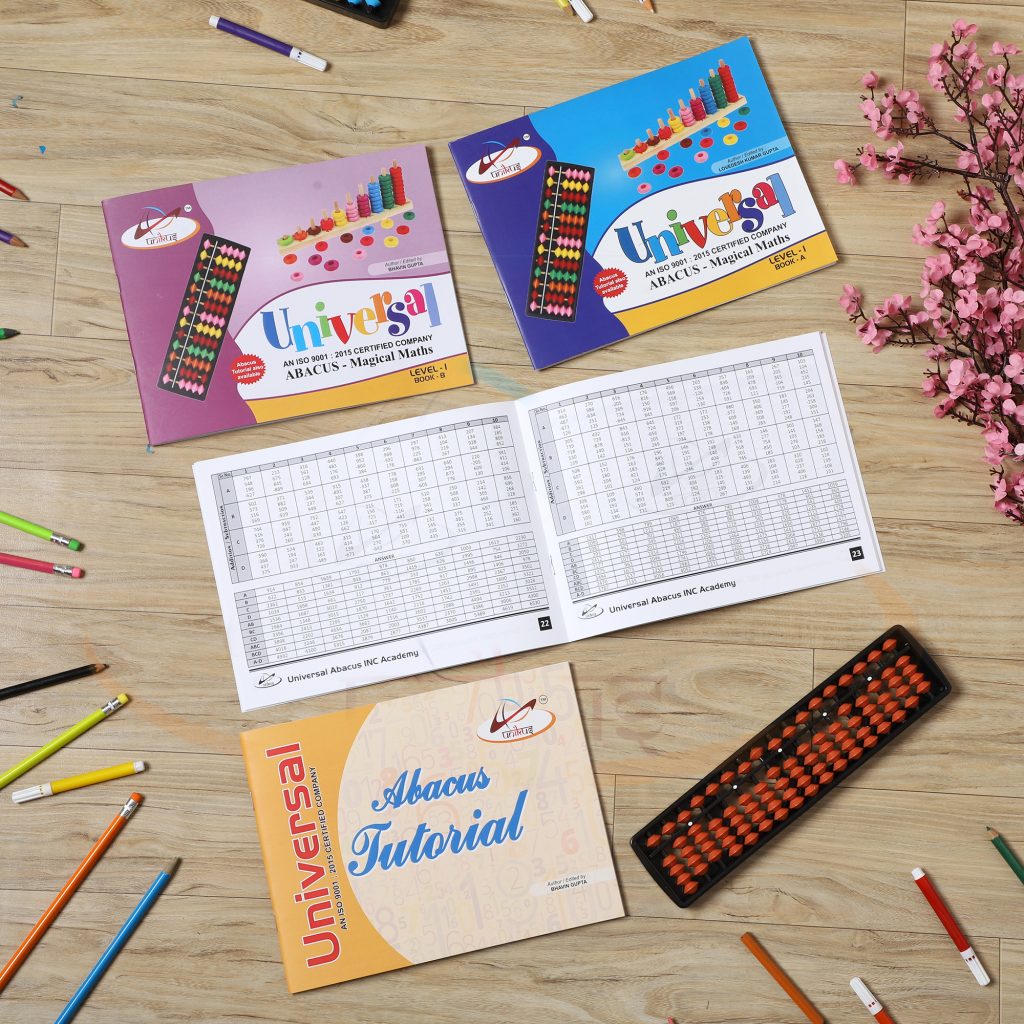 Abacus Kit (2 Abacus books+Abacus tutorial+Abacus Tool+Dictation Book ...